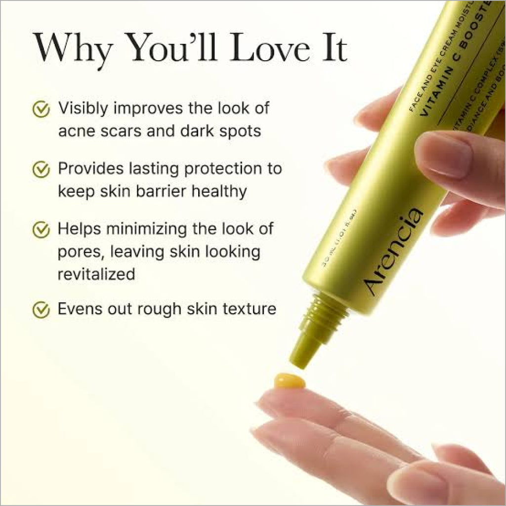 Arencia Vitamin C Serum – Korean brightening face serum for dark spots, hydration, and healthy-looking skin at Theskinful Pakistan