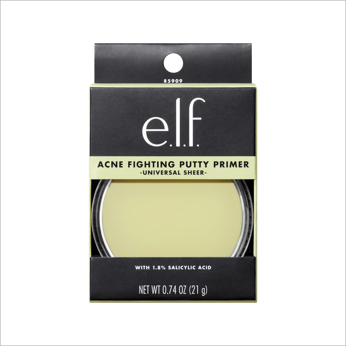 E.L.F. Acne Fighting Putty Primer Universal Sheer 21g original salicylic acid makeup primer for acne-prone skin and pore smoothing in Pakistan
