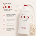 Shiseido Fino Hair Conditioner – Premium Japanese conditioner for dry, damaged, frizzy and color-treated hair available at Theskinful Pakistan.