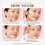 Medicube Collagen Wrapping Mask – Korean overnight collagen mask for deep hydration, skin elasticity, and healthy-looking skin at Theskinful Pakistan.