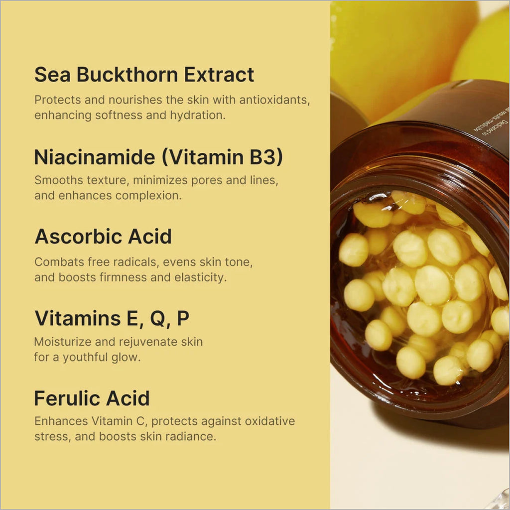 Medicube Deep Vita C Capsule Cream for brightening, dark spots, and hydrated skin available at TheSkinful Pakistan.
