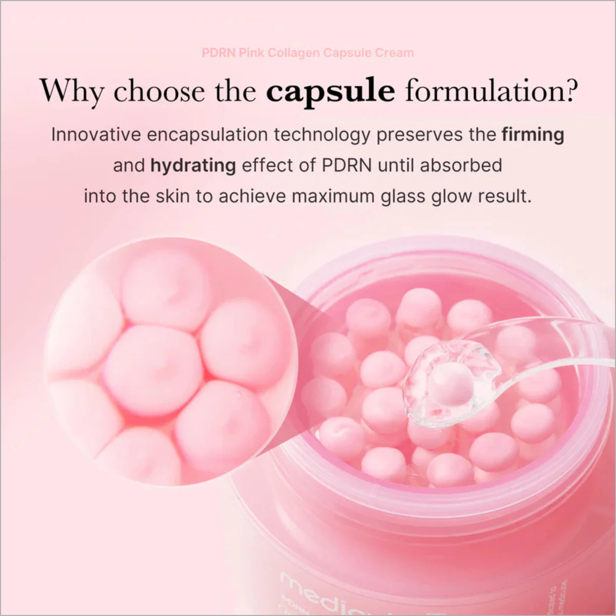 Medicube PDRN Pink Collagen Capsule Cream Original Korean Moisturizer | TheSkinful Pakistan