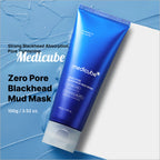 Medicube Zero Pore Mud Mask – Korean clay face mask for deep pore cleansing, oil control, blackhead care, and smoother skin at Theskinful Pakistan.