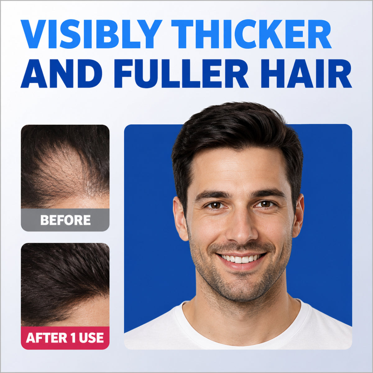 Men's ROGAINE Hair Thickening 2 in 1 Shampoo + Conditioner for fuller-looking, healthier hair at TheSkinful Pakistan.