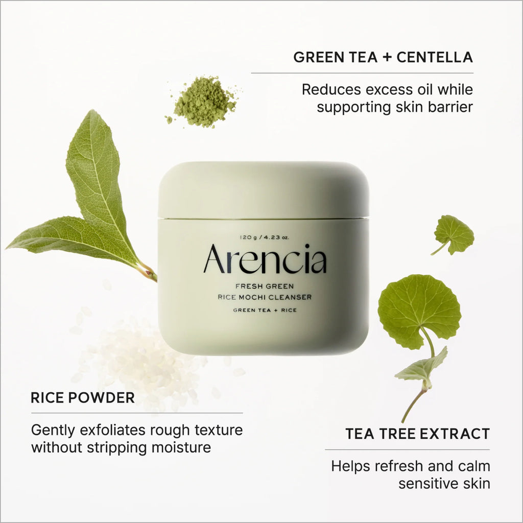 Arencia Fresh Green Rice Mochi Cleanser 120g Korean cleanser in Pakistan