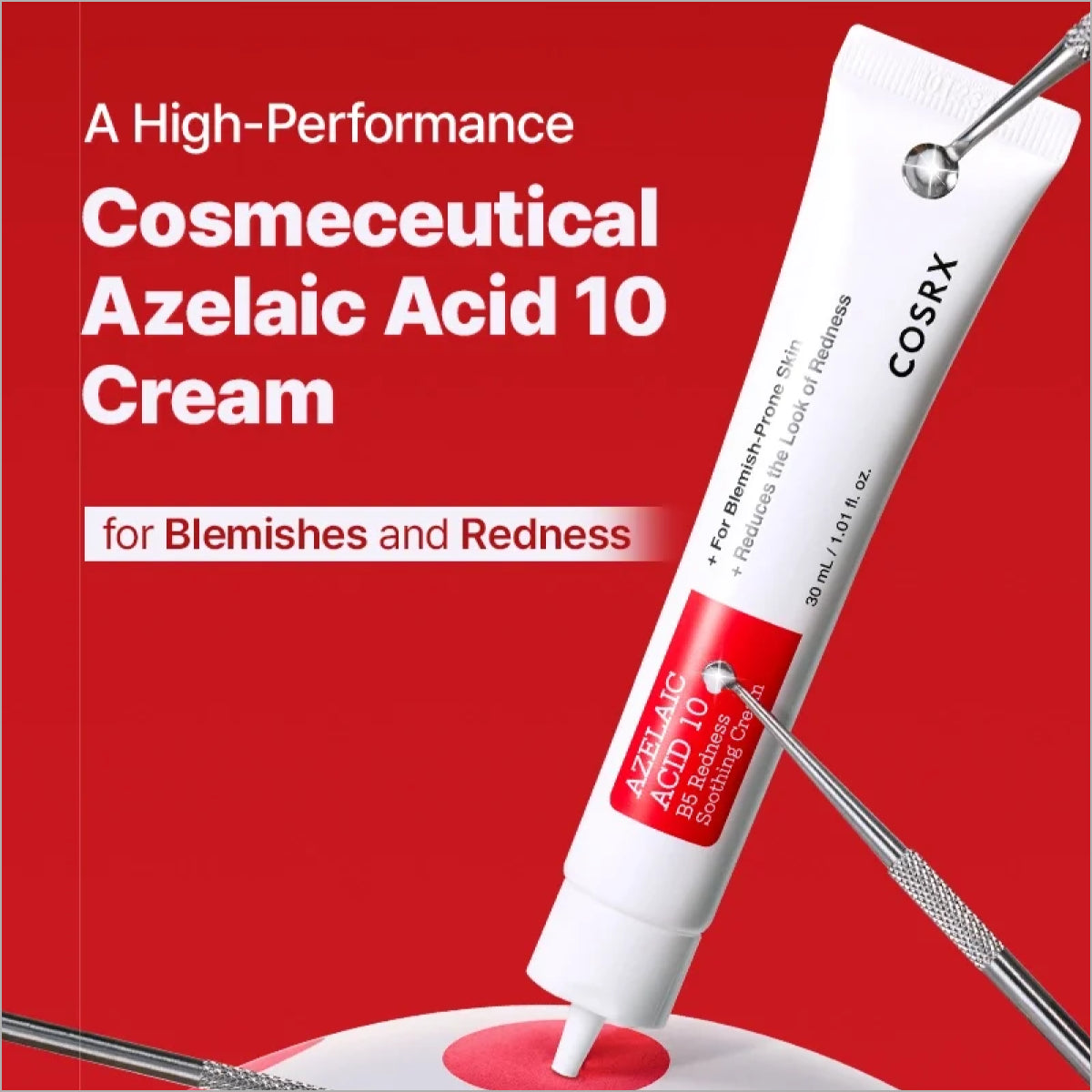 Shop COSRX Azelaic Acid 10% B5 Cream in Pakistan for blemishes, redness and acne marks. Authentic Korean skincare at TheSkinful.