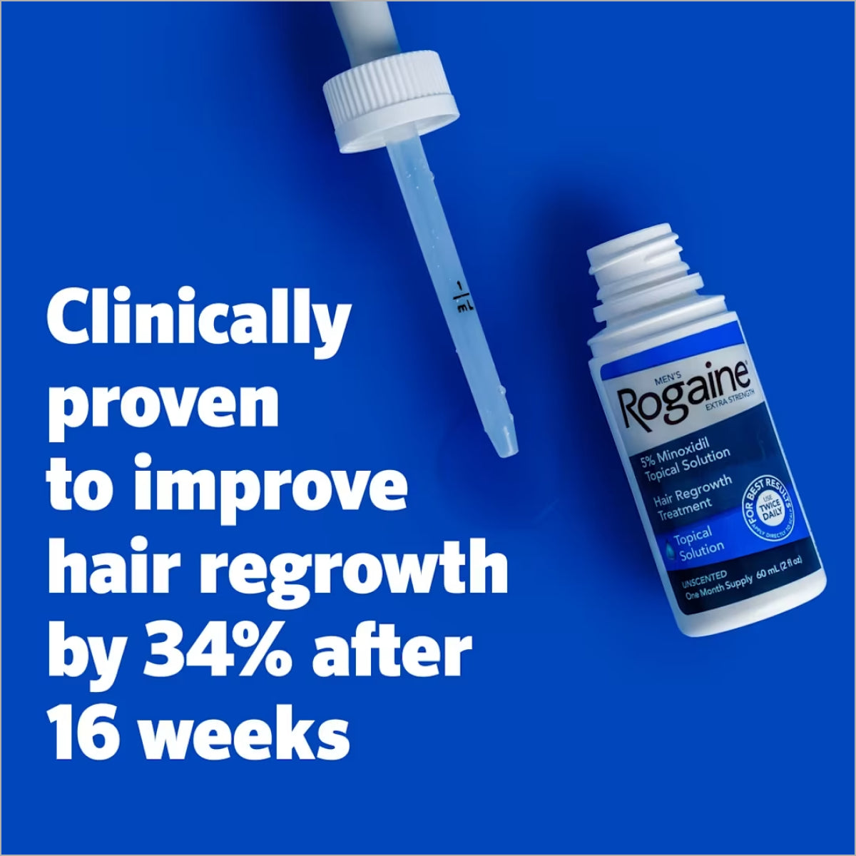 Men's Rogaine 5% Minoxidil Topical Solution for hair loss and hair regrowth in Pakistan